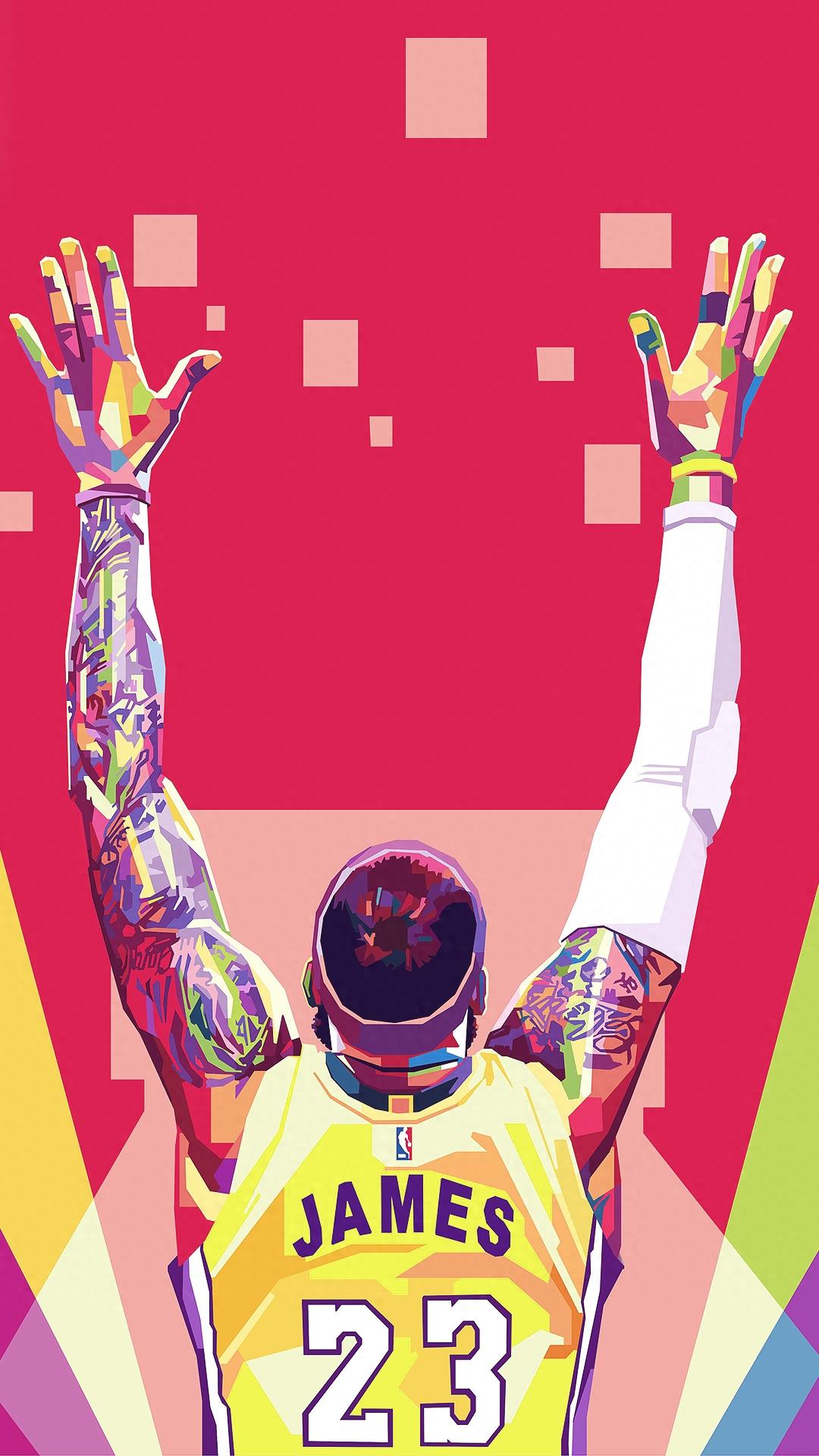 分享勒布朗詹姆斯高清手机壁纸1080×1920 喜欢可直接下载使用