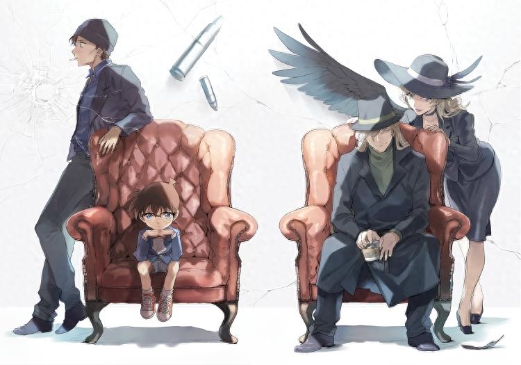 名侦探柯南的后宫！猛塞一口狗粮的动漫图集