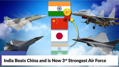​中国仅排第七！美媒公布2025空军排名 中国落后印度，网友：高啦！