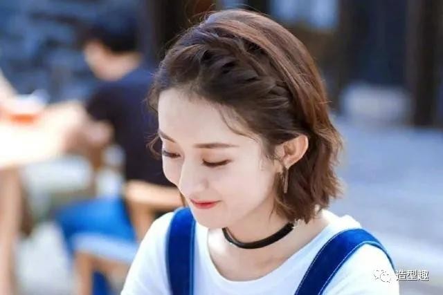 女生一定要学会的短发编发教程（多款短发编发来袭）(7)