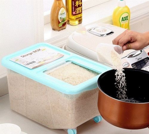 散装白酒的大塑料桶可以储存大米吗