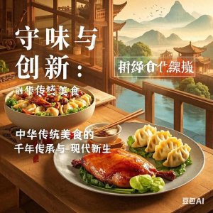 ​守味与创新:中华传统美食的千年传承与现代新生