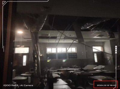 ​天津一学校教室天花板坍塌，多部门回应