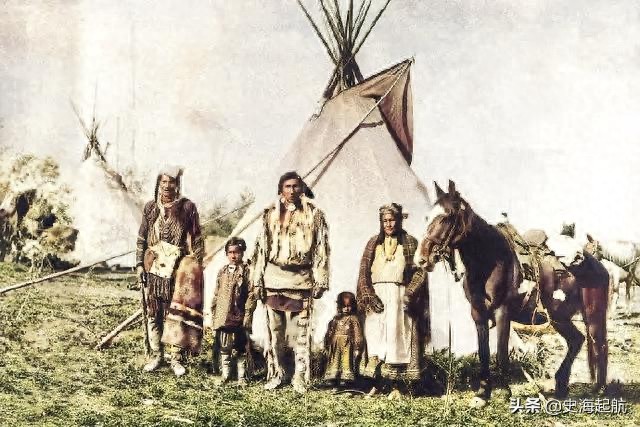 一百多年前的印第安人照片：曾经美洲的主人，图8是印第安女孩