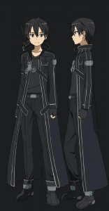 ​「动漫人物志1」超强的二刀流黑衣剑士