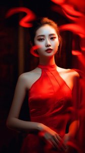 ​红色魅惑写真