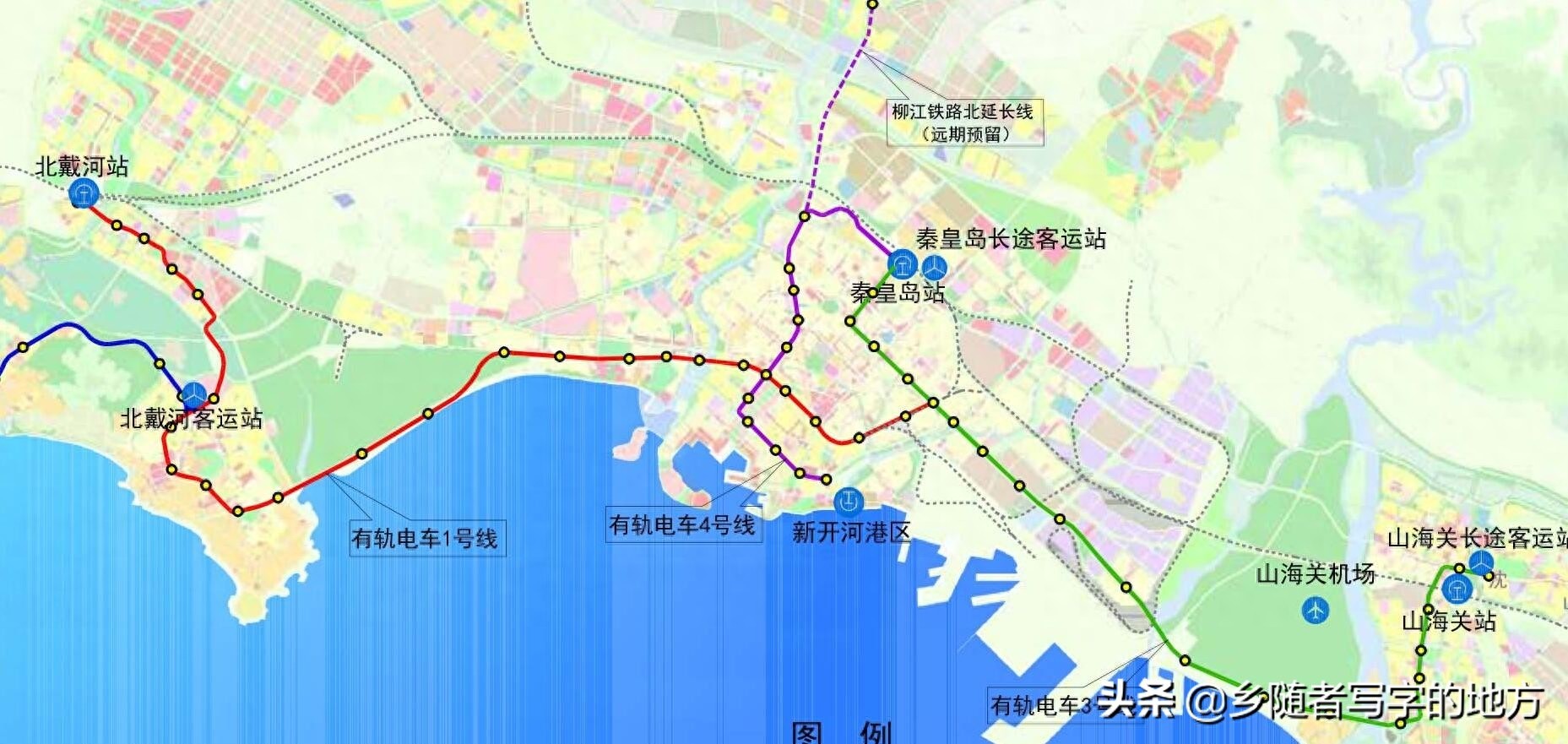 高清!河北秦皇岛城市总体规划图,秦皇岛人收藏了