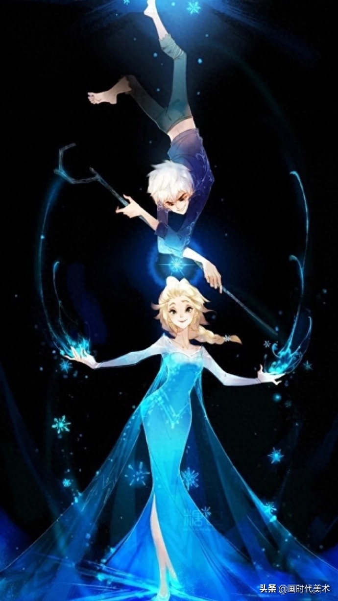 分享一组精美的冰雪奇缘艾莎手机壁纸