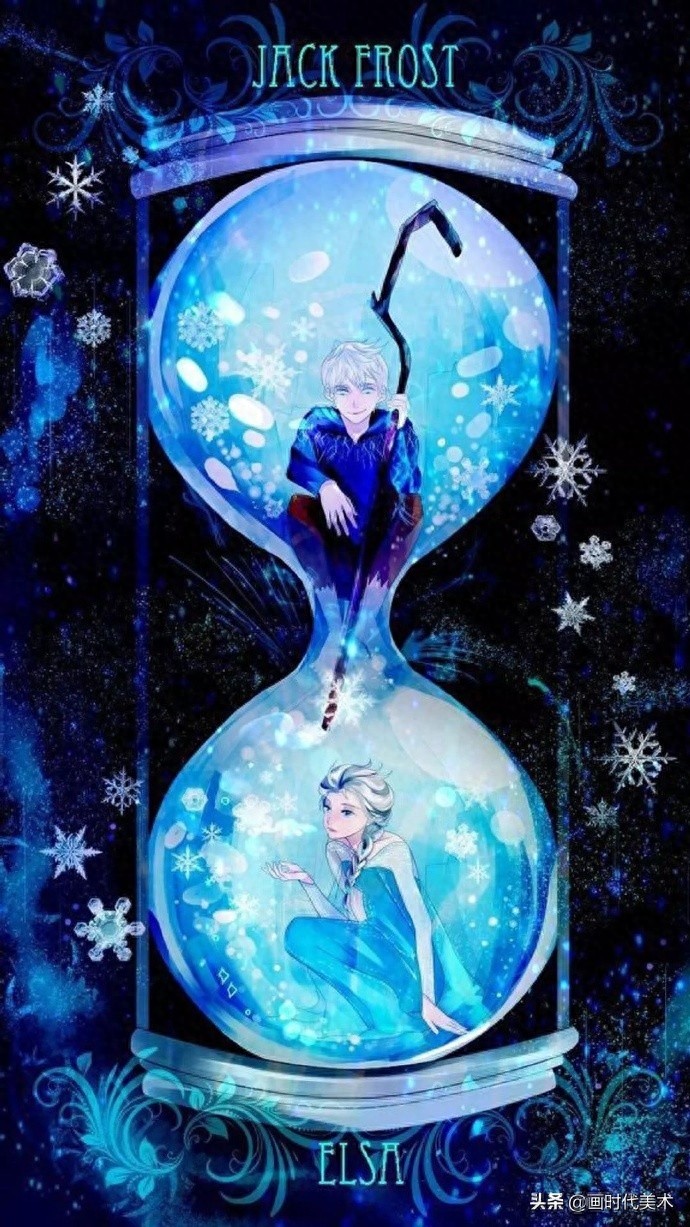 分享一组精美的冰雪奇缘艾莎手机壁纸