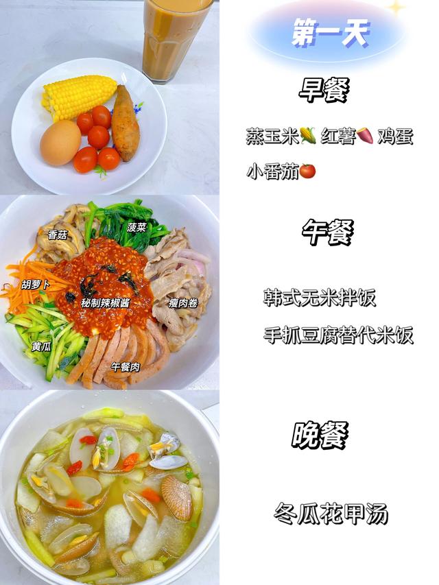 夏季减肥食谱大全（一周七天21餐高效减脂食谱大合集）(2)